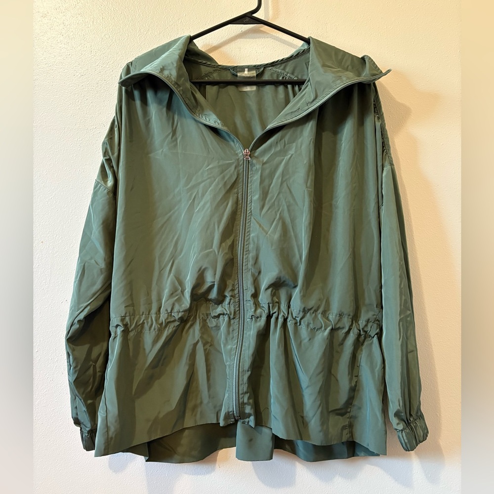 Calia by Carrie Underwood Anywhere Woven Ruched Jacket Womens size Large